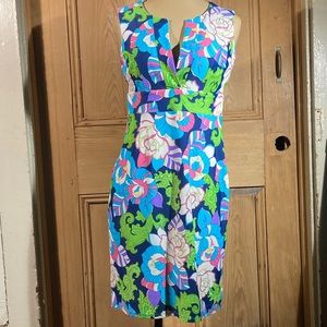 Judith Connally Small Kristen Dress Flower Nylon Spandex Mini